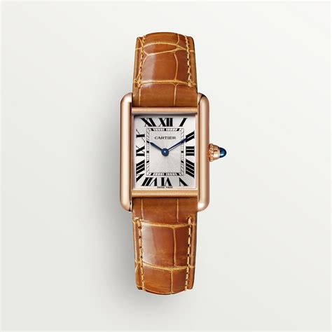 cartier tank solo small pink gold|cartier watch tank solo price.